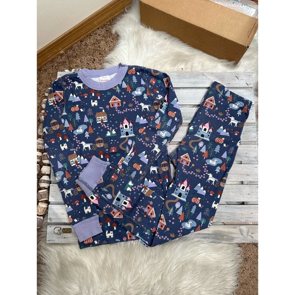 Hanna Andersson Other - Hanna Andersson Horse Carriage Fairytale Castle 2 Piece Shirt Top Set